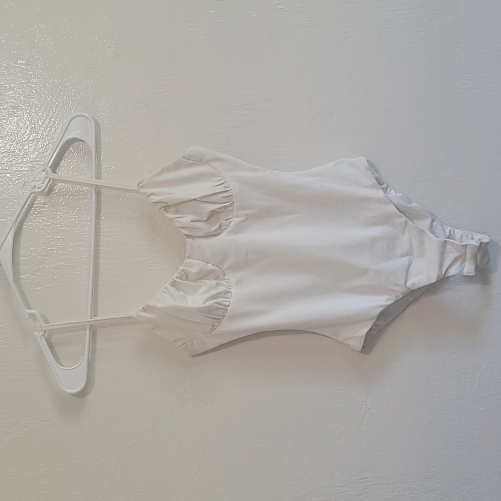 Princess Polly White Spaghetti Strap Body Suit